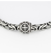 Шарм - бусина из серебра - Руна Дзядо