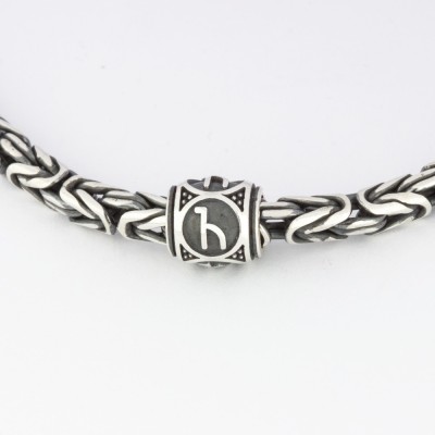 Шарм - бусина из серебра - Руна Нюх