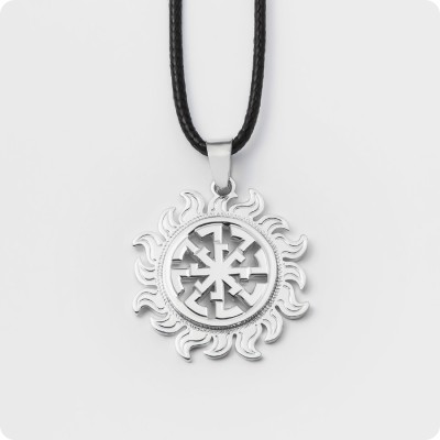 Оберег Светоч из серебра в Солнышке