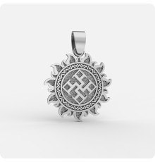 Оберег Духовная Сила из серебра в Ярило