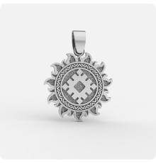 Оберег Репейник Счастья из серебра в Ярило