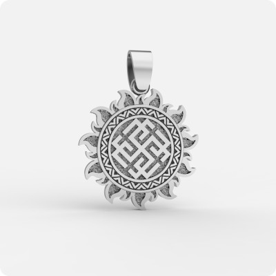 Оберег Родимич из серебра в Ярило