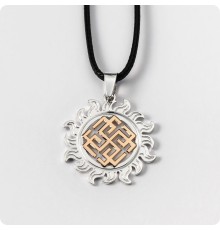 Оберег Родимич в Ярило (серебро с золотом)