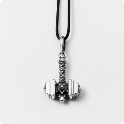 Молот с Оберегом Валькирия из серебра