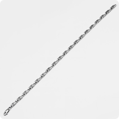 Серебряный браслет Символ Рода (3мм)