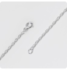 Серебряный браслет плетение Кордовая Двойная